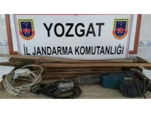 Yozgat'ta kaçak kazı operasyonu