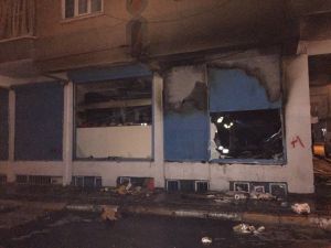 Diyarbakır'da markete molotofkokteylli saldırı