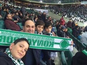 Kemal Dığrak çocukları Adnan Yasin ve Saffet Samet ile Arena’da