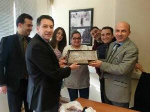 KTO Basın bürosunda kekli kutlama