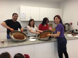 Baro korusundan çiğ köfteli çalışma