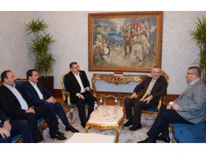 Arnavutluk Meclis Başkanı Meta'nın kabulü