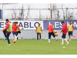 Trabzonspor, Beşiktaş maçının hazırlıklarını sürdürdü