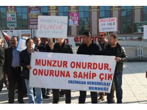 Erzincan'da HES protestosu