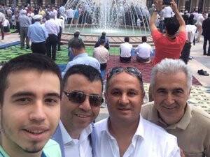 Mermer ailesi Beştepe Millet camiinde