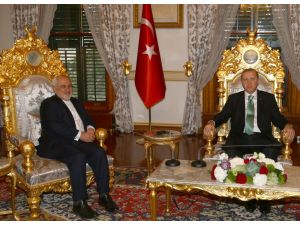 Cumhurbaşkanı Erdoğan İran Dışişleri Zarif’i kabul etti