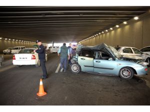 Ankara'da zincirleme trafik kazası