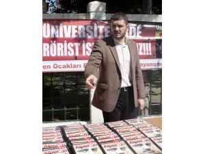 "Üniversitelerde Terörist İstemiyoruz" imza kampanyası