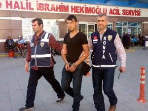 'Alev' kartvizitlerini atan adam yakalandı