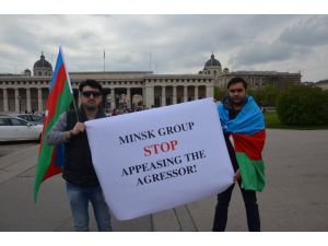 Avusturya'da Ermenistan protestosu