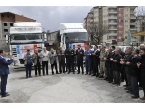 Sivas'tan Bayırbucak Türkmenlerine yardım