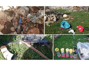 Diyarbakır'da silah ve el yapımı patlayıcı bulundu