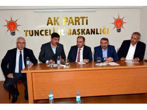 AK Parti milletvekilleri Tunceli'de