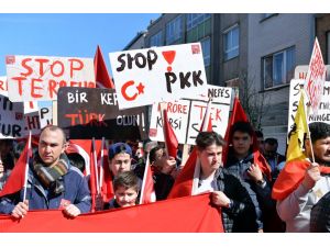 Belçikalı Türkler, PKK ve DAEŞ terörünü protesto etti