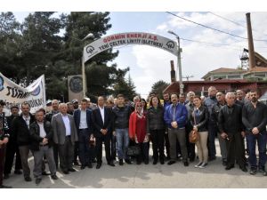 Amasya'daki maden işçilerinin protestosu