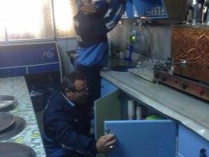 Zabıta çay ocaklarını denetledi