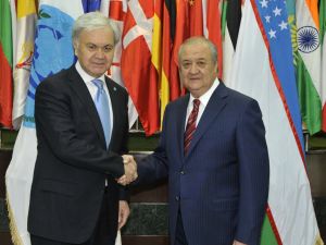 ŞİÖ Genel Sekreteri Alimov Özbekistan'da