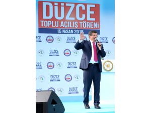 Başbakan Davutoğlu Düzce'de