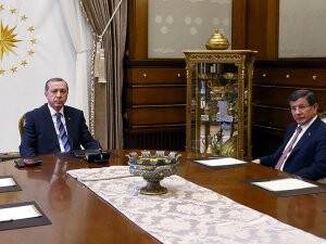 Cumhurbaşkanı Erdoğan Davutoğlu'nu kabul etti