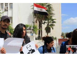 Tunus'ta Mısır rejimi karşıtı gösteri