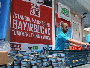 Bayırbucak Türkmenlerinin ramazan kumanyası Türkiye'den