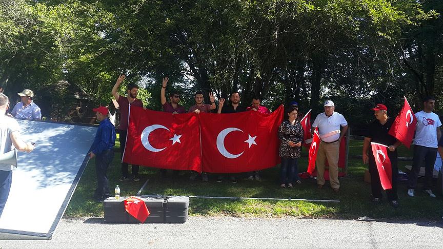 Pensilvanya’da Gülen protestosu