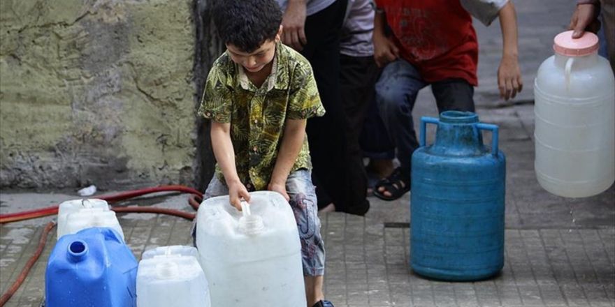 Halep'te Su Şebekesinin Yüzde 80'i Hizmet Dışı