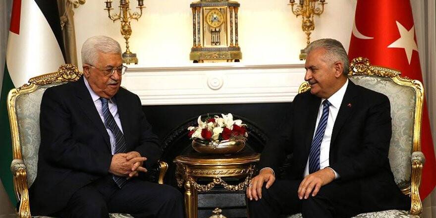 Yıldırım, Filistin Devlet Başkanı Abbas ile görüştü