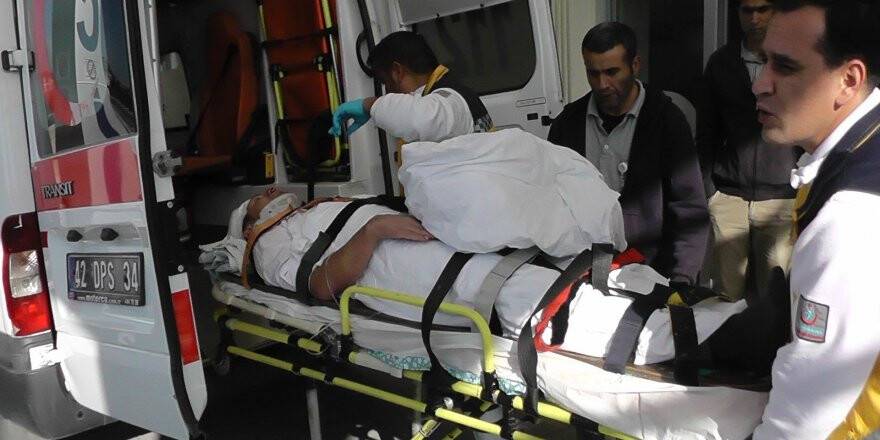 Kulu’da otomobil takla attı