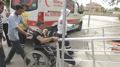 Kazada bir kişi yaralandı
