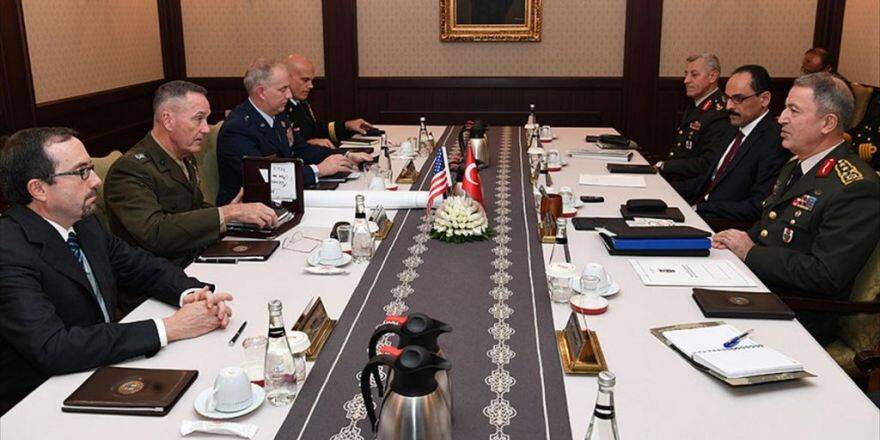 Akar İle Dunford Suriye Ve Irak'ı Görüştü