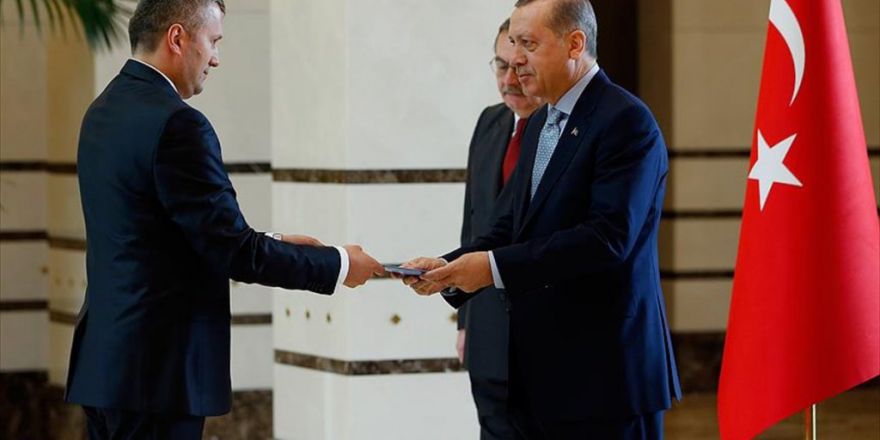 Cumhurbaşkanı Erdoğan Romanya'nın Ankara Büyükelçisi Şopanda'yı Kabul Etti