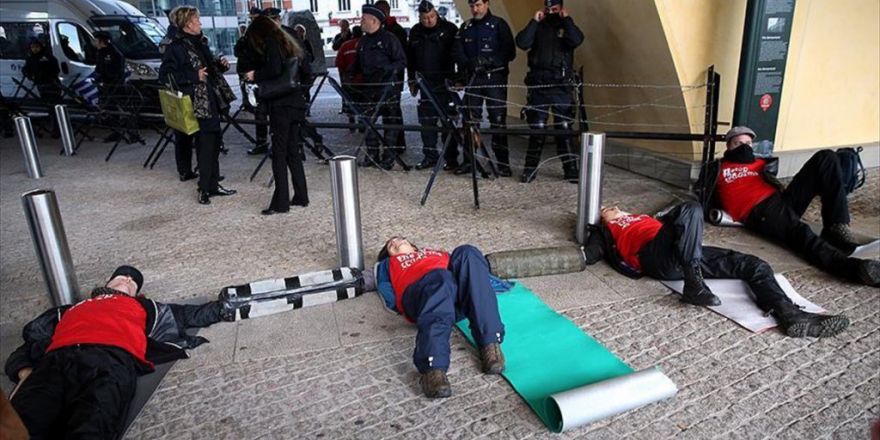 Brüksel'de 50 Protestocu İçin Olağanüstü Güvenlik Önlemi