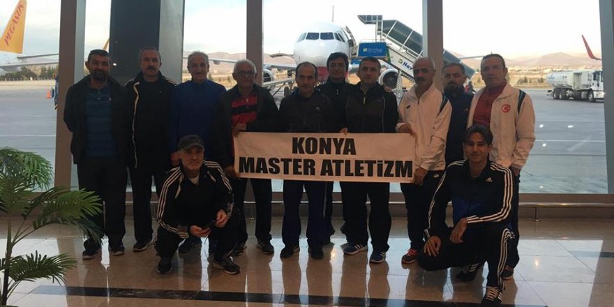 Masterler atletizm takımı sporcuları İstanbul’a uçmuş 