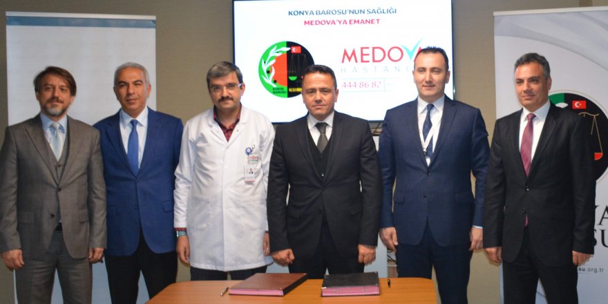 Medova Hastanesi ve Konya Barosu arasında protokol