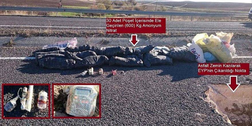 Patlayıcı Düzeneğine Bağlı 600 Kilogram Amonyum Nitrat İmha Edildi