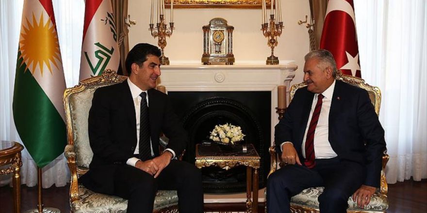 Başbakan Yıldırım Ikby Başbakanı Barzani İle Görüştü