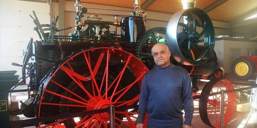 'Antika Traktör Müzesi'ne Ziyaretçi Akını