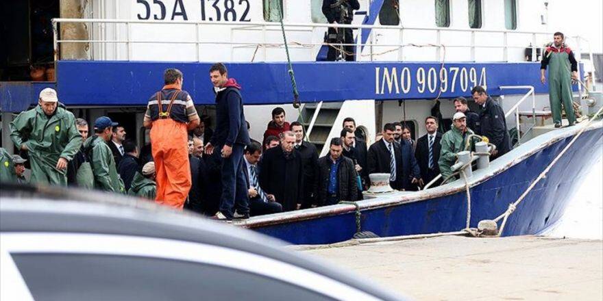 Cumhurbaşkanı Erdoğan, Balıkçılarla Ava Çıktı