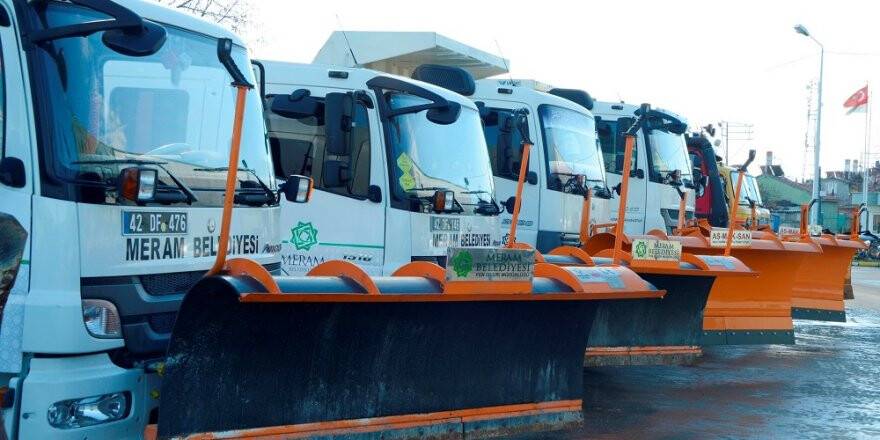 Meram’da kış tedbirleri