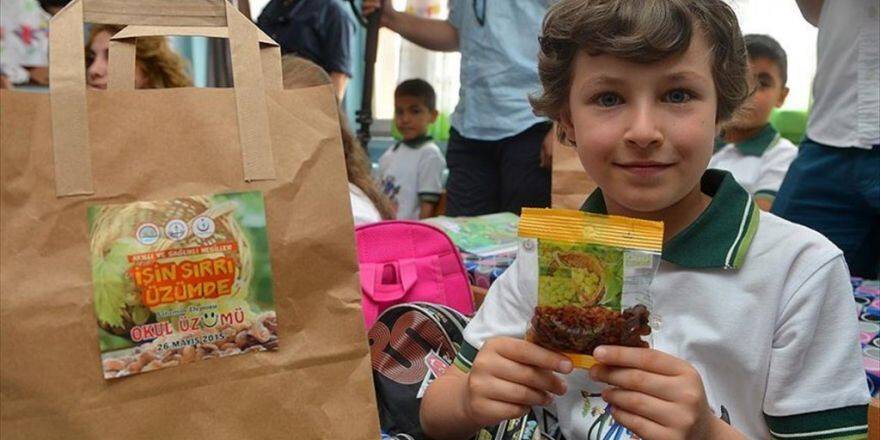 Okullarda Kuru Üzüm Dağıtılacak