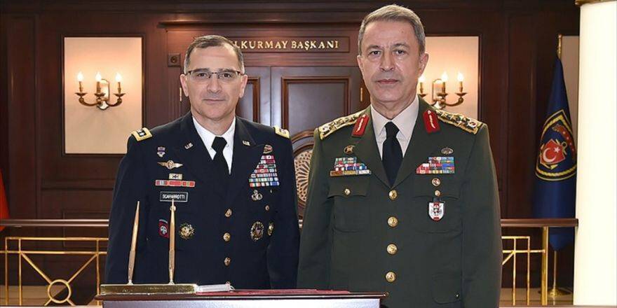 Akar, Avrupa Müttefik Kuvvetler Komutanı Scaparrotti İle Telefonda Görüştü