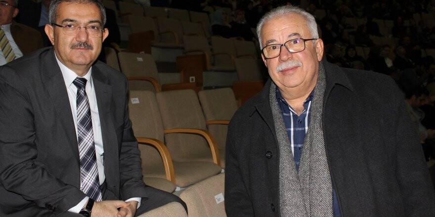Rektör Şahin ile Mehmet Ali Atiker’in sohbeti