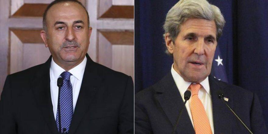 Çavuşoğlu Ve Kerry Halep'i Konuştu