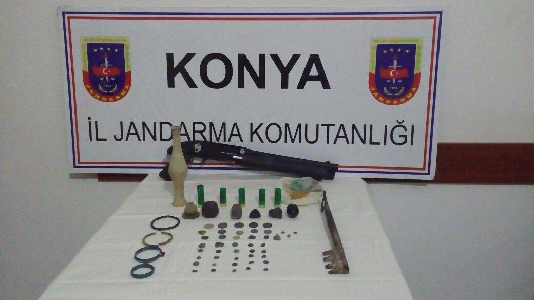 Konya'da tarihi eser operasyonu