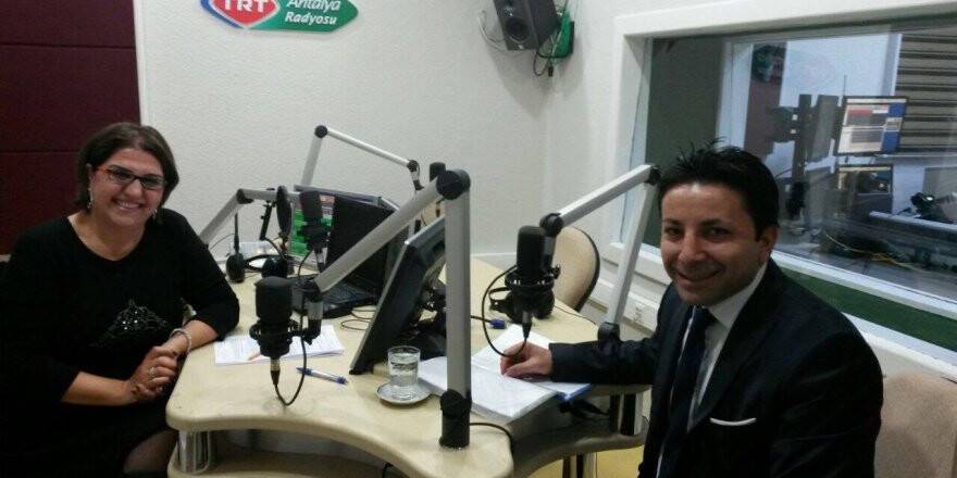 Fatih Uslu TRT Antalya Radyosunda
