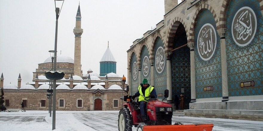 Konya'ya yoğun kar uyarısı