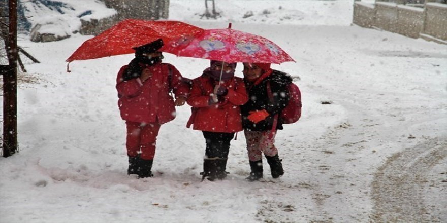 Mersin'de Eğitime Kar Engeli