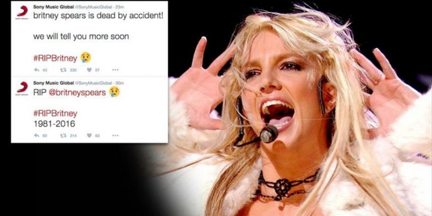Twitter Hesabı Ele Geçirilen Sony Music'ten Britney Spears Özrü