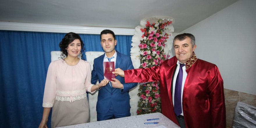 Beyşehir’de 2017 yılının ilk nikahı kıyıldı